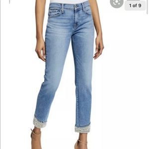 New never worn 7 For All Mankind Pearl Luxe Vintage The Ankle Skinny Medium Wash